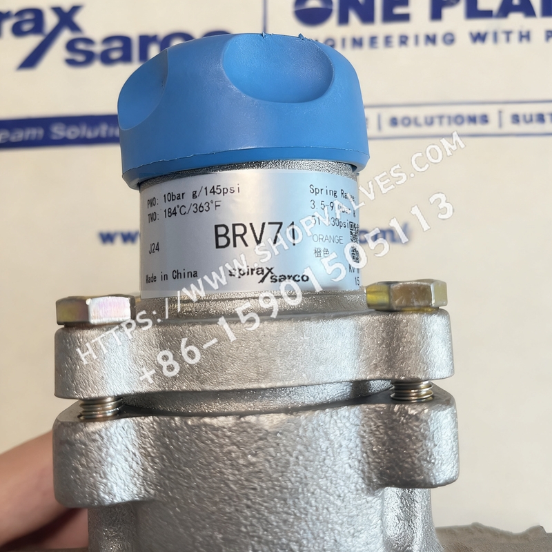 Spirax Sarco Spirax Sarco Pressure Reducing Valve BRV71 Ductile Iron Direct Acting Pressure Reducing Valve Nameplate