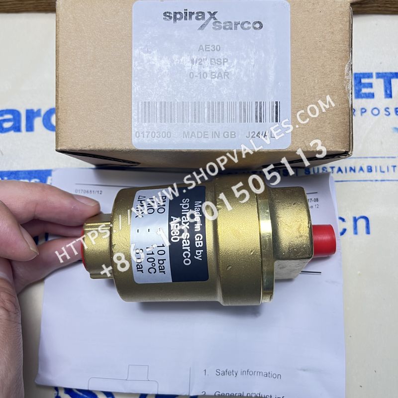斯派莎克 Spirax Sarco AE30 1/2"液体系统自动排空阀 包装