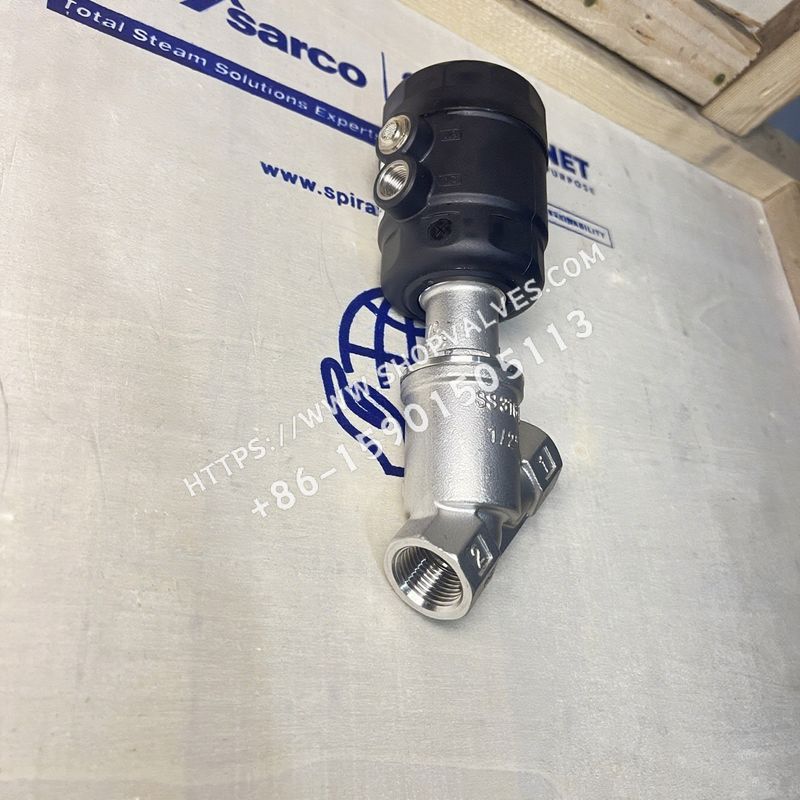 斯派莎克 Spirax Sarco 3/4" PF61G-1NC BSP 不锈钢 气动活塞开关角阀