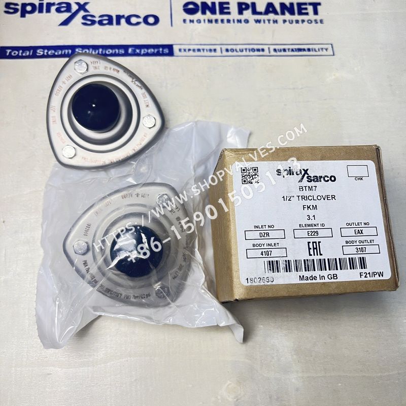 斯派莎克 Spirax Sarco BTM7 1/2" TRI-CLAMP不锈钢洁净型卫生级热静力蒸汽疏水阀 完整包装