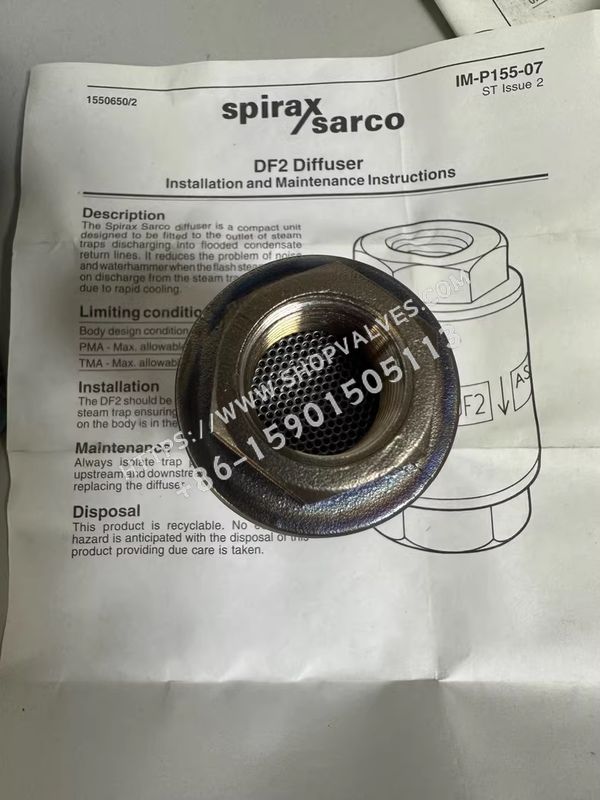 斯派莎克 Spirax Sarco DF2 消音器 - 图片 2