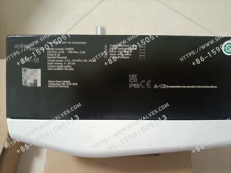 斯派莎克 Spirax Sarco SP7-10 PRO+/SP7-11/SP7-12 4-20mA 智能定位器 - 图片 2