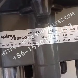 img 斯派莎克 Spirax Sarco AEL5电动执行器 铭牌